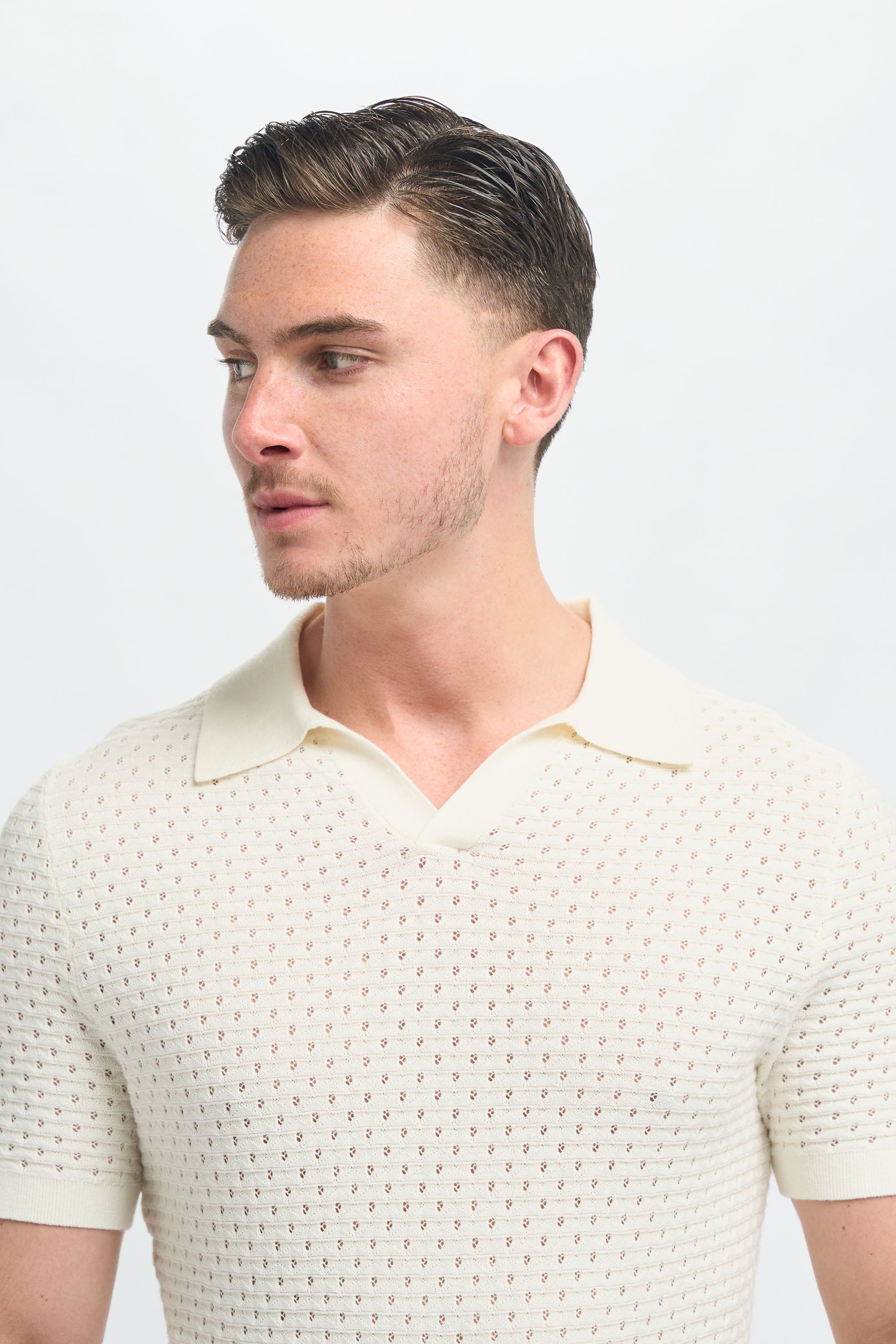 Cavani Casual Wear- Axel polo Ecru