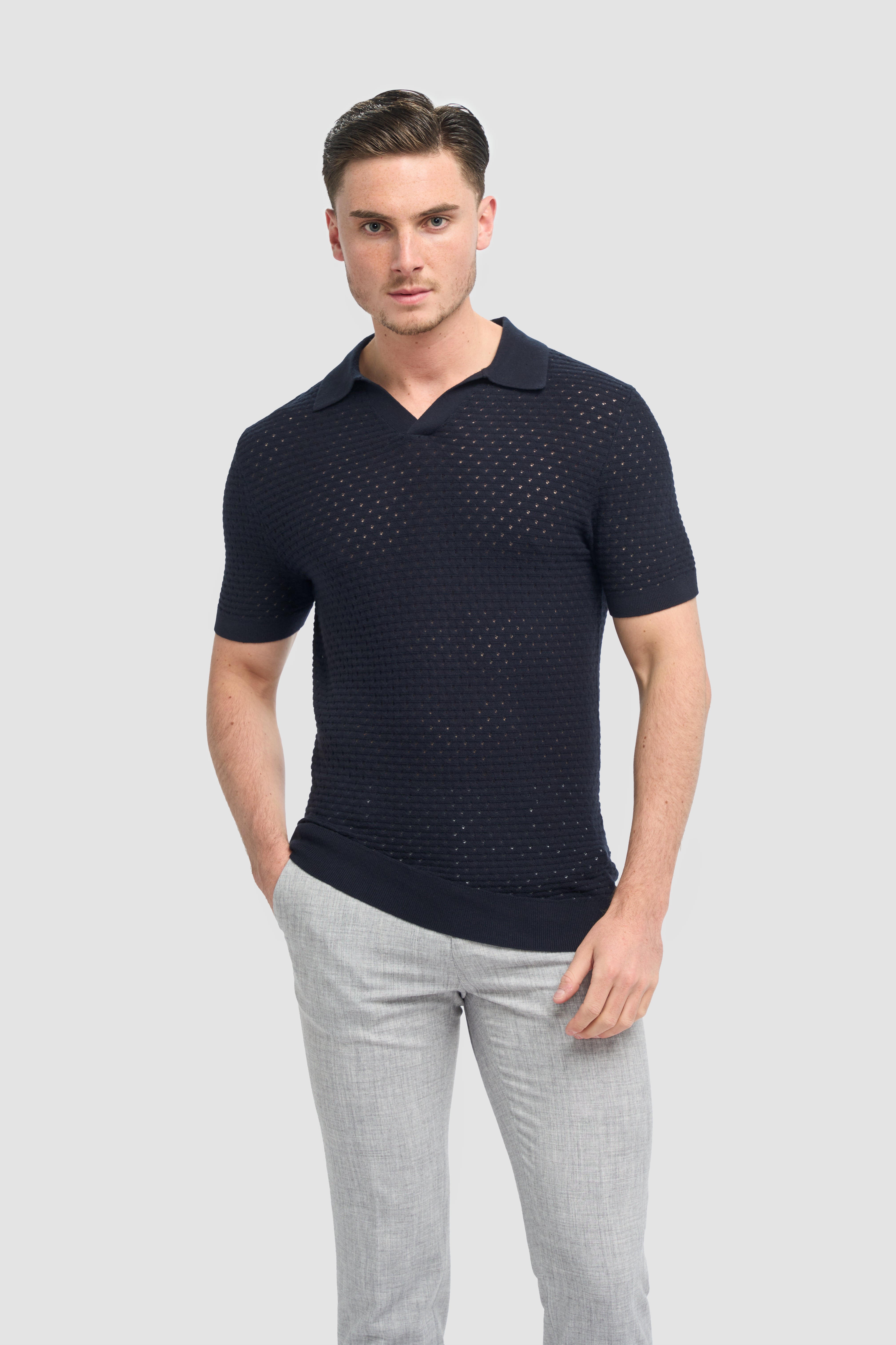 Cavani Casual Wear- Axel polo Ecru