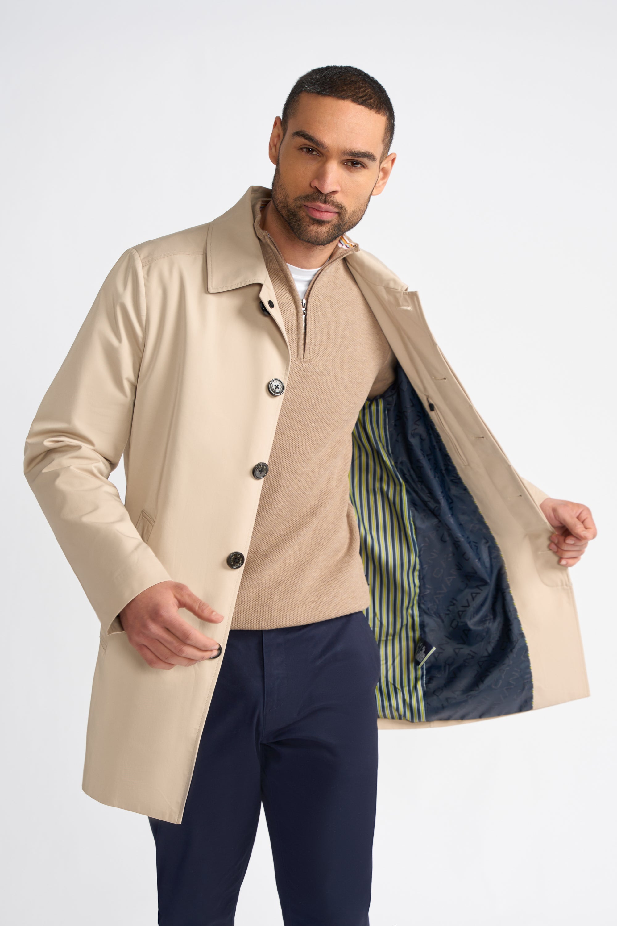 Cavani Casual Wear- Trenchcoat Barracuda ecru