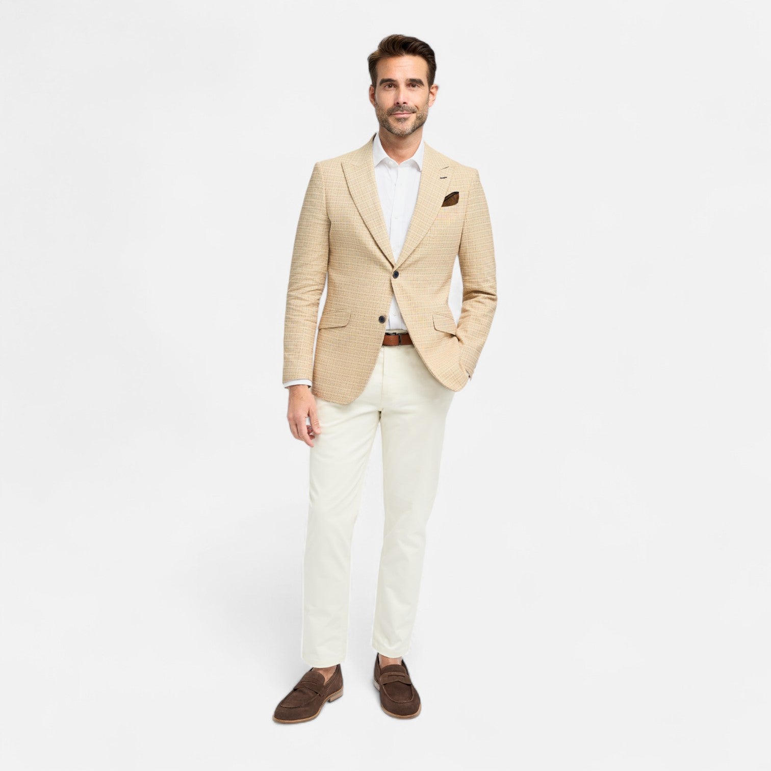 Cavani Casual Wear| Kova Blazer Beige