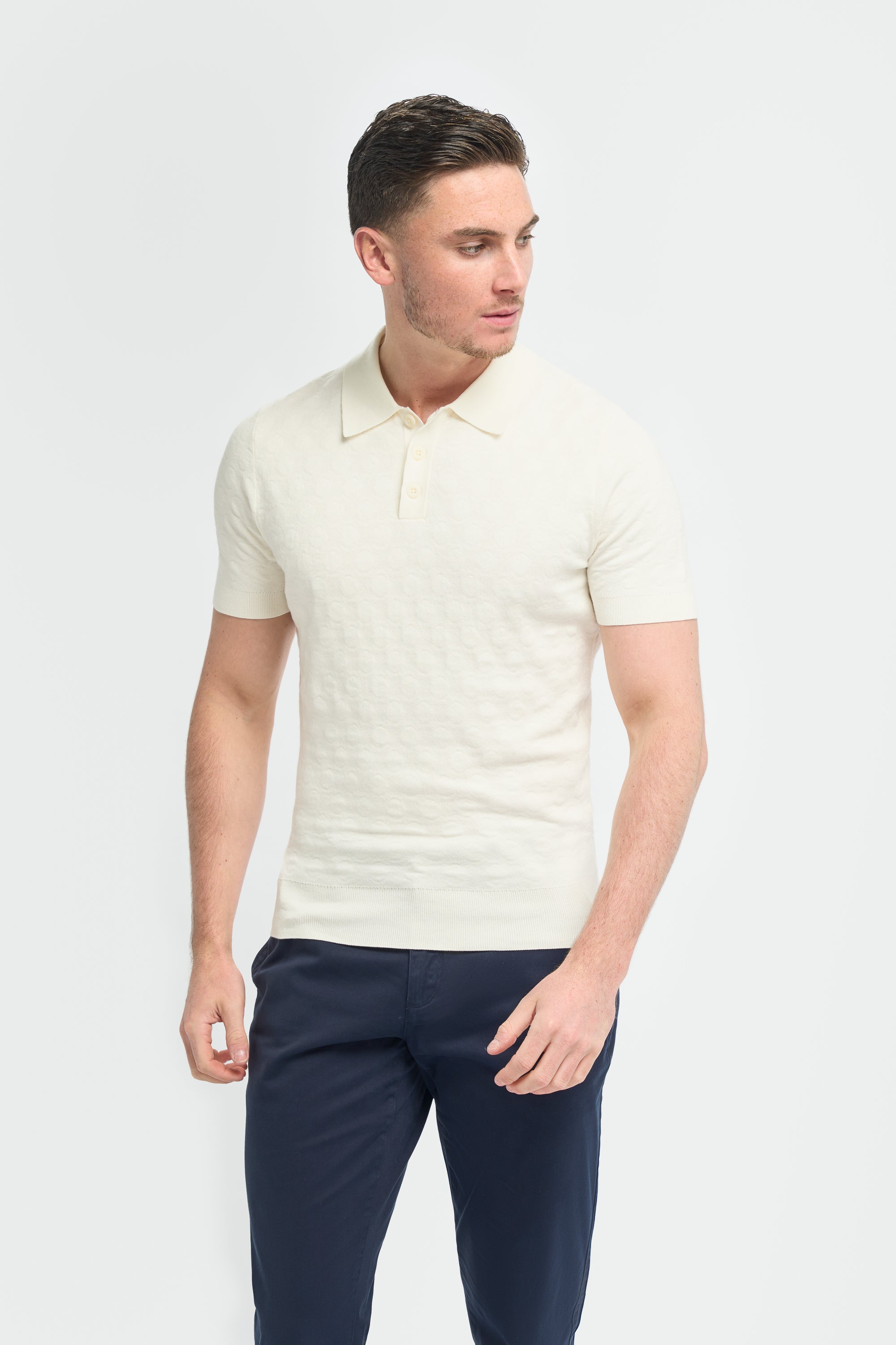 Cavani Casual Wear | Premium Armando polo Ecru