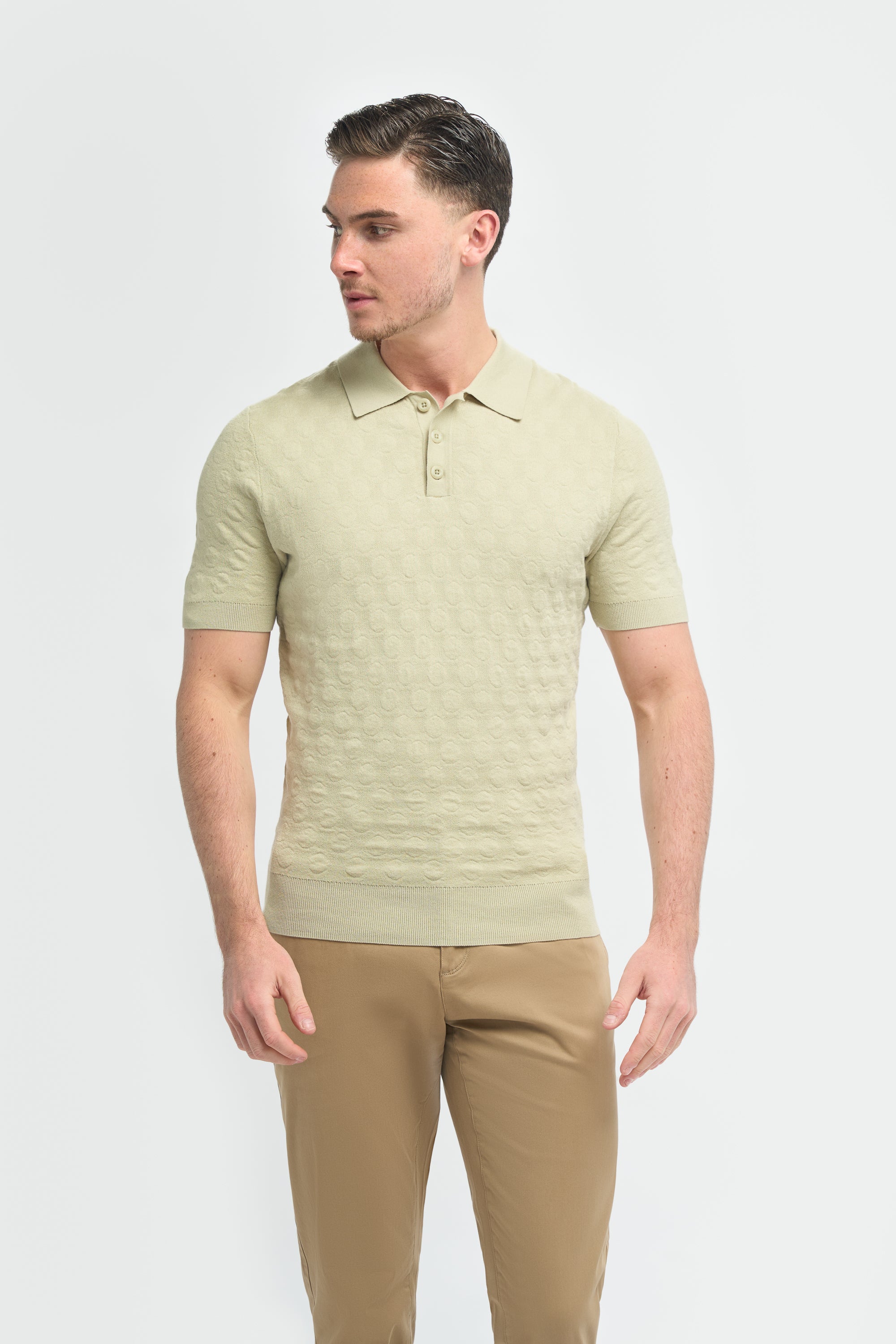 Cavani Casual Wear | Premium Armando polo licht groen