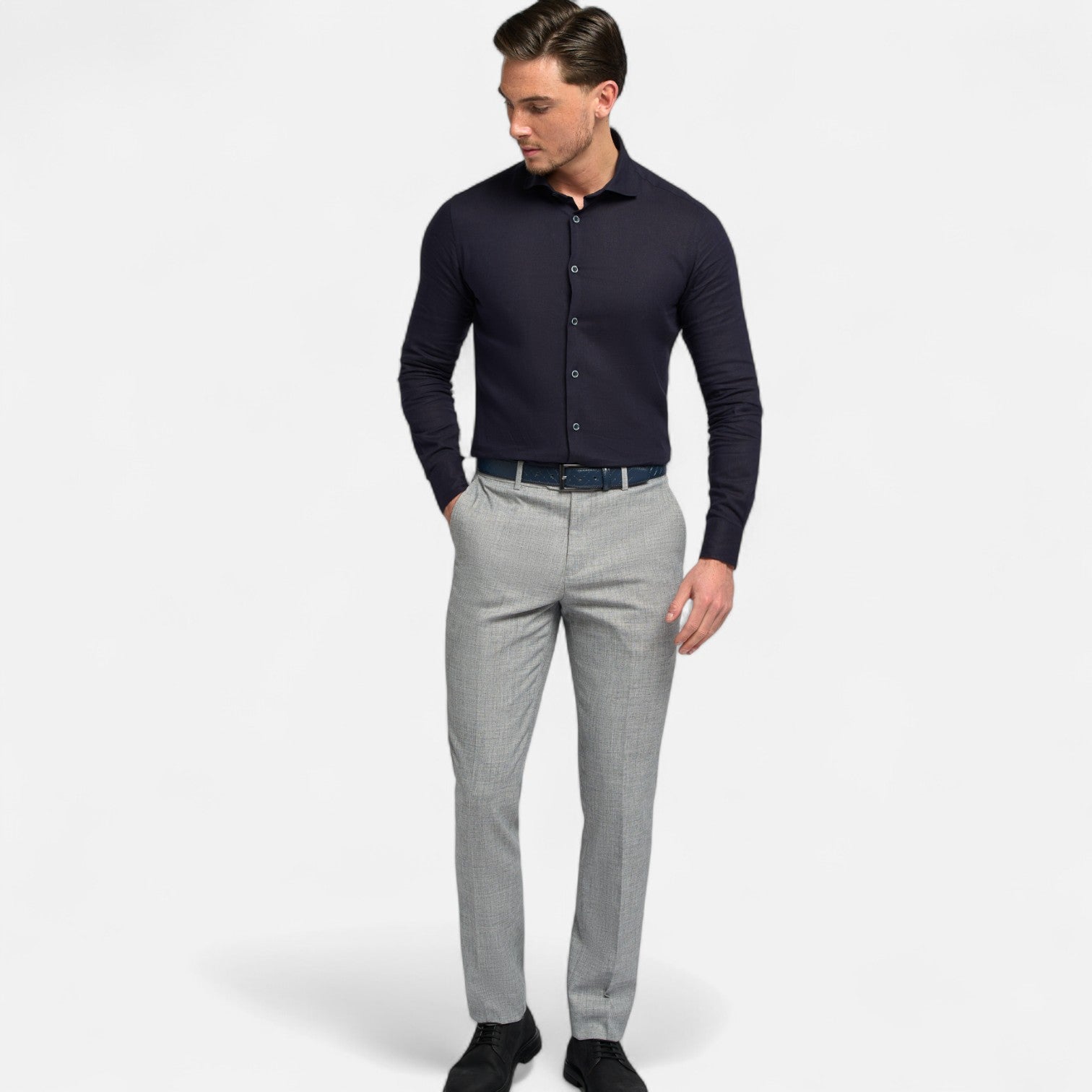 Cavani Casual Wear| Matera overhemd linnen navy