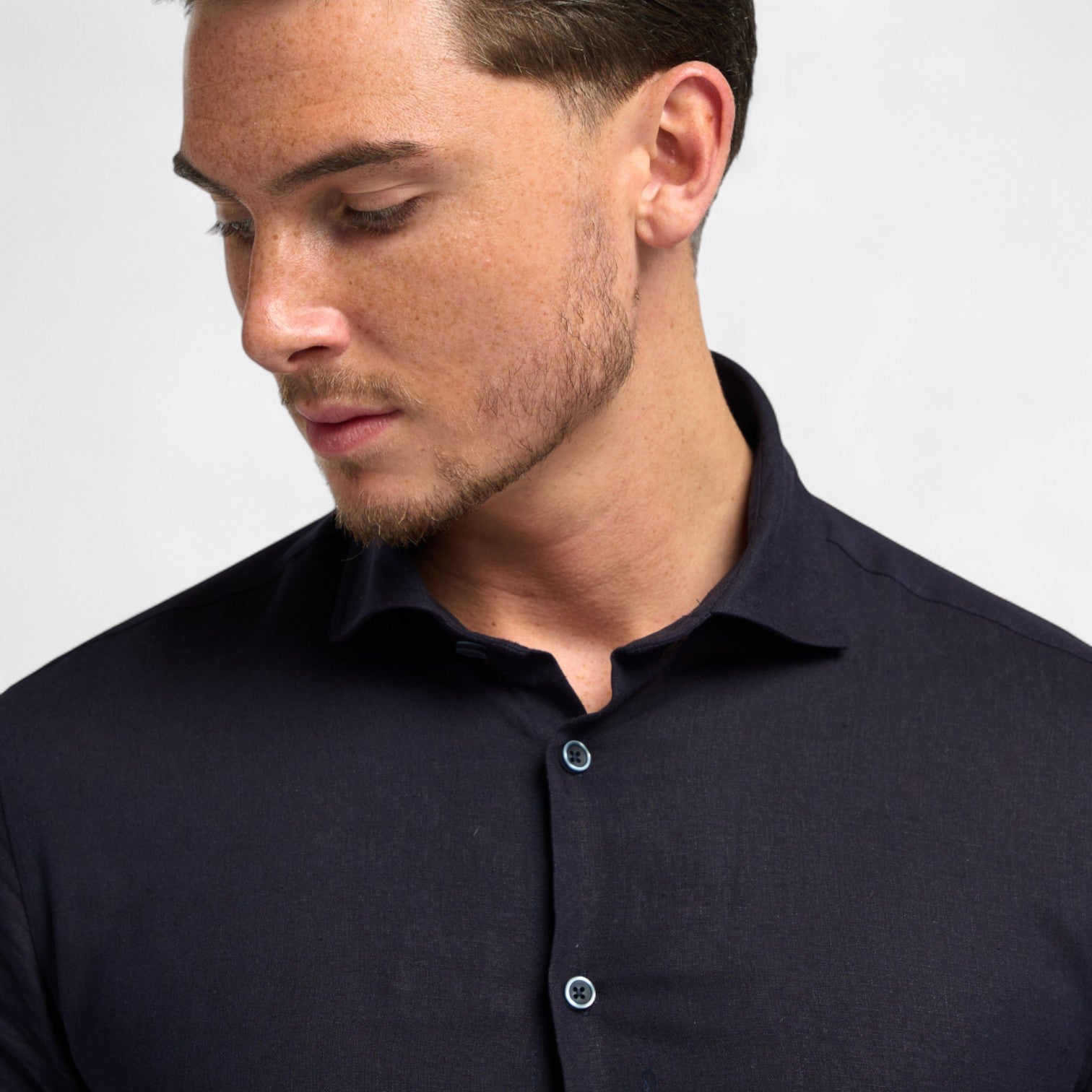 Cavani Casual Wear| Matera overhemd linnen navy
