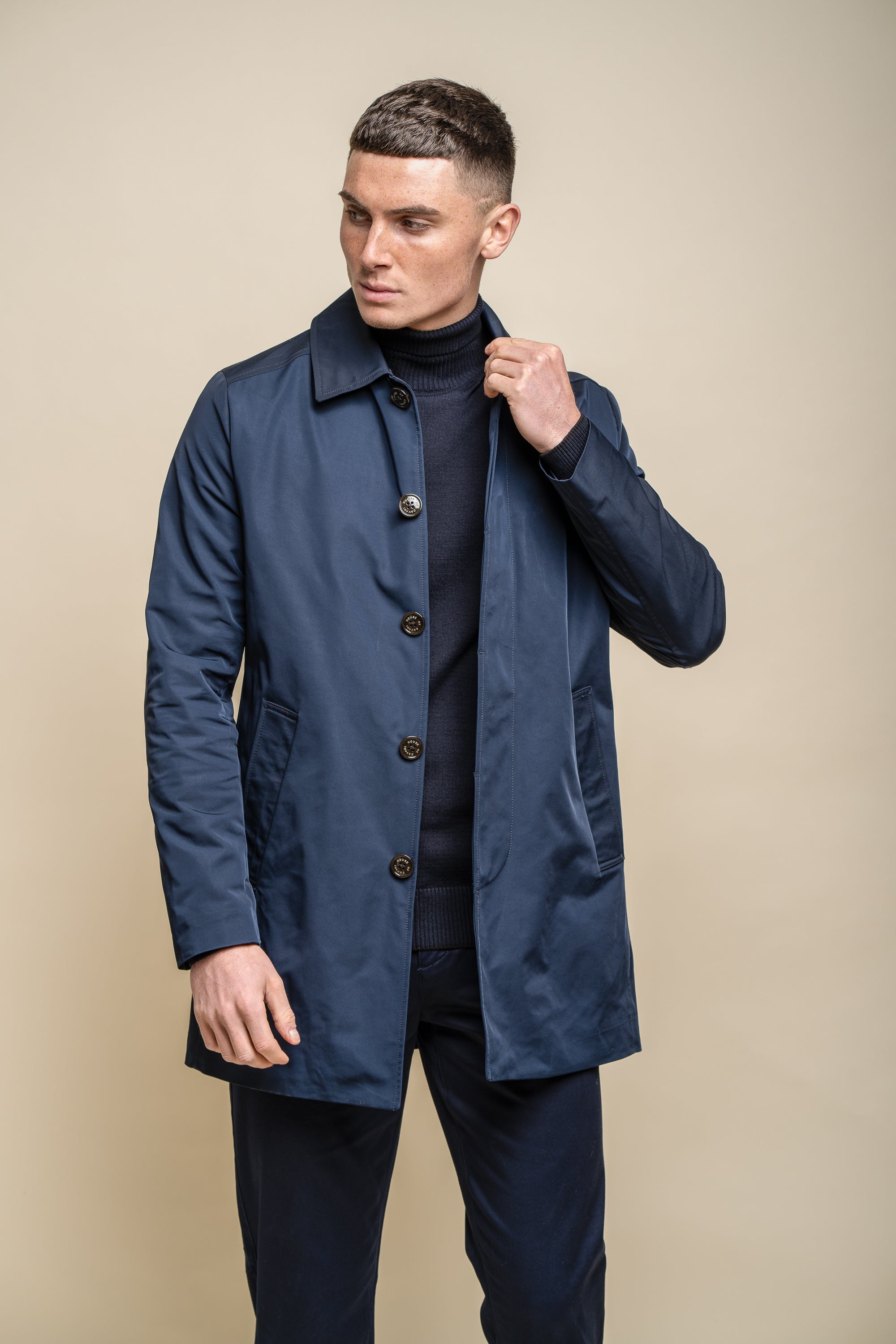 Cavani Casual Wear- Trenchcoat Barracuda navy