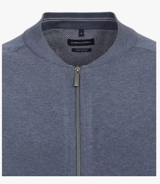 Cavani Casual Wear| vest met rits blauw